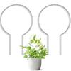 8pc Contemporary Acrylic Flower Stand System Combines U Shaped Circular Vertical Designs for Creative Garden Decoration