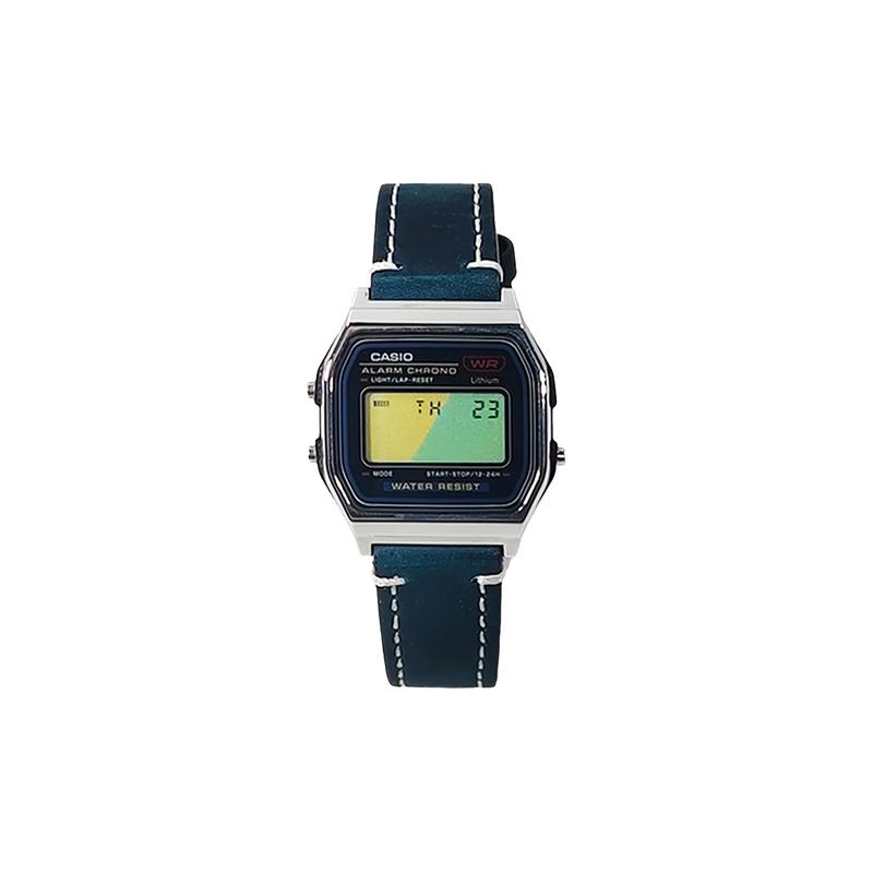 CASIO Customized watch modified series Haikou Luminous classic retro small square watch fashion trend A159WA-N1(Watch5-GaiZhuang-HaiChuanLiuGuang)