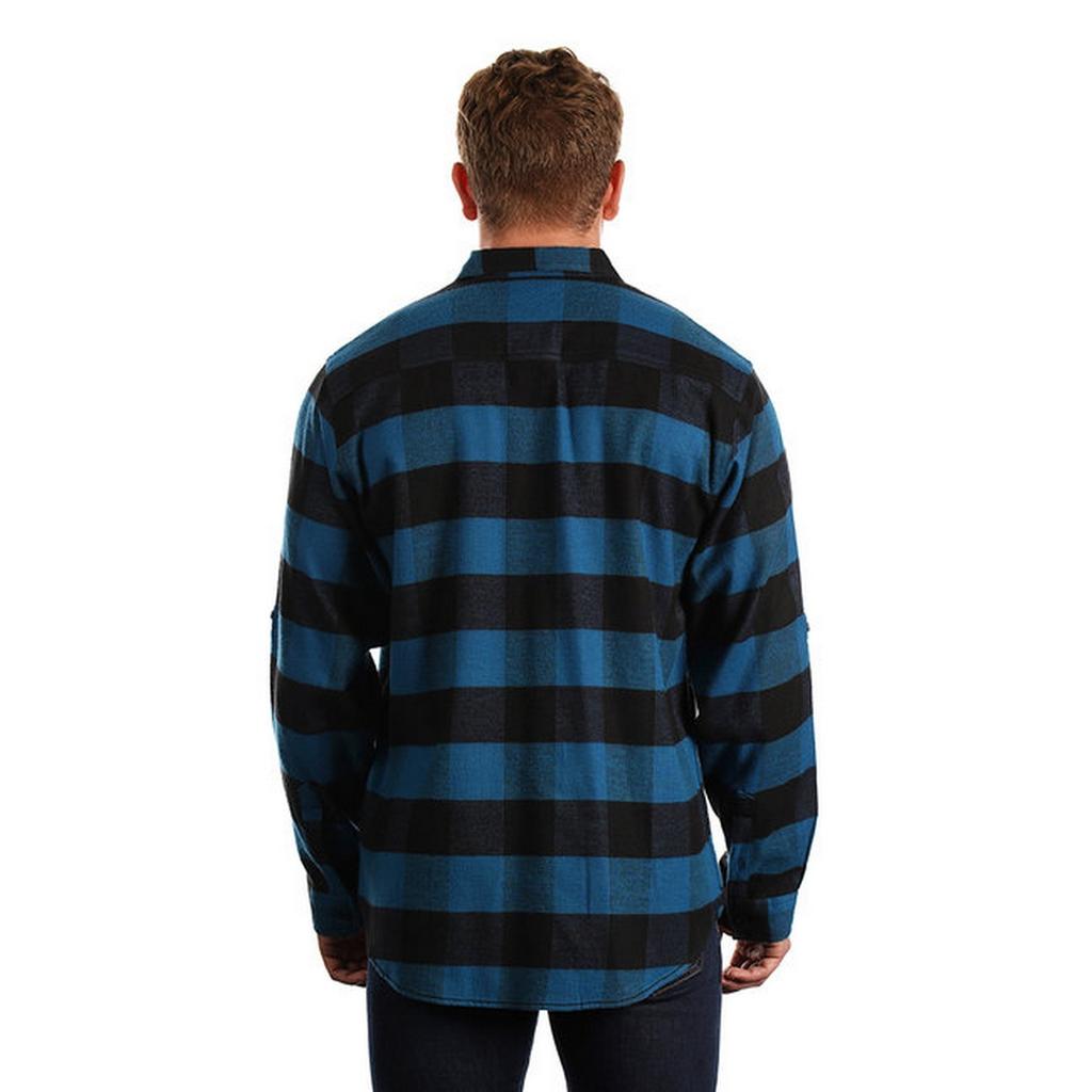 Burnside Herren Karo Flanell Webhemd