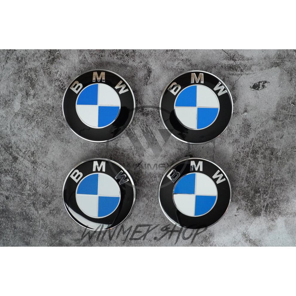 Set of 4 BMW Alloy Wheel Centre Caps 68mm