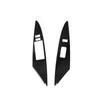 Carbon Fiber Front Door Window Lift Panel Cover Trim For Toyota Camry 2007-2011