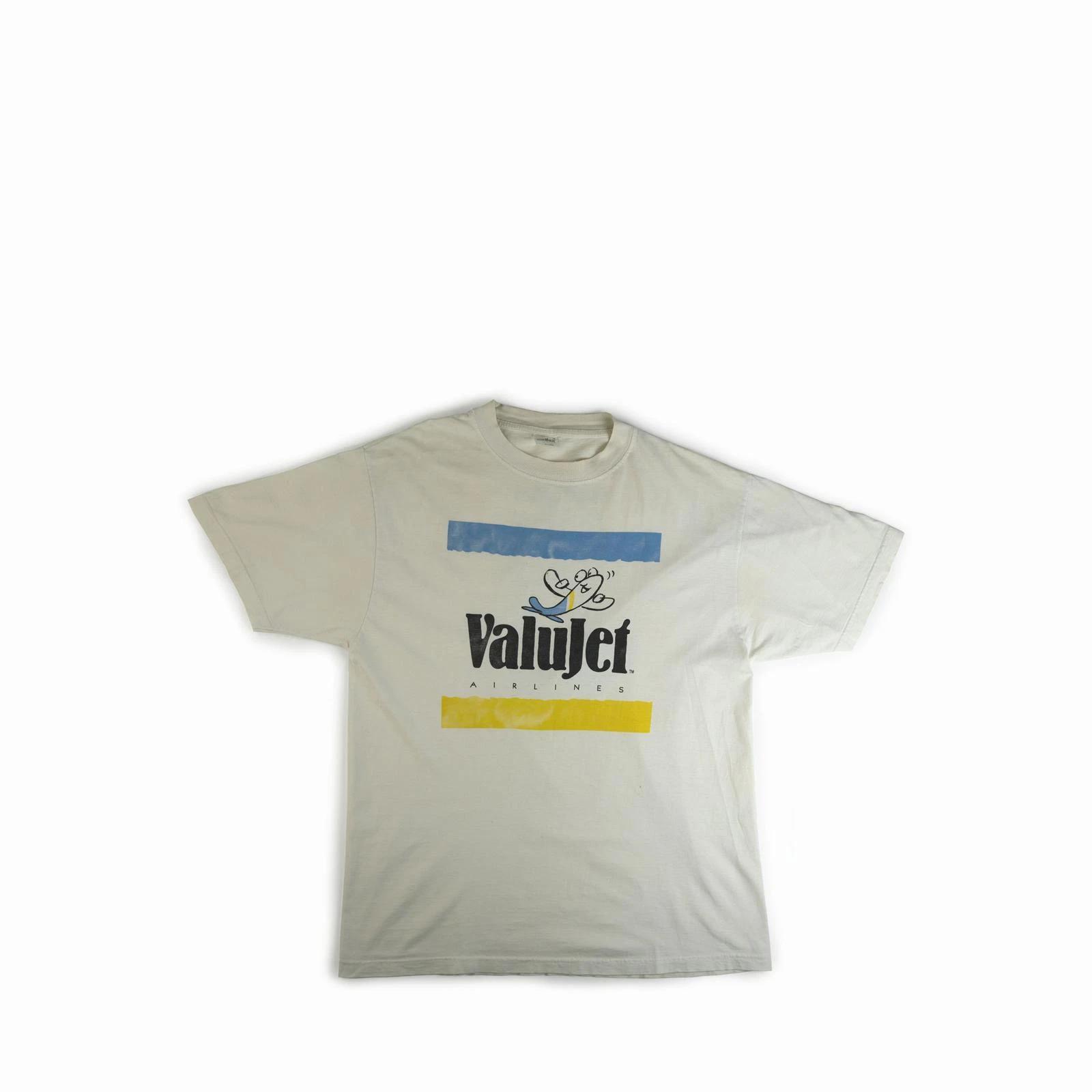 Vintage 1995 Valu Jet Tour Tee Shirt Vtg 90s 1990s Graphic Dates Cottex Airlines 4XL