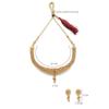 Classic  Choker Necklace with Drop Earring Jewellery Set For Women & Girls|Suited for All Festive Occasions