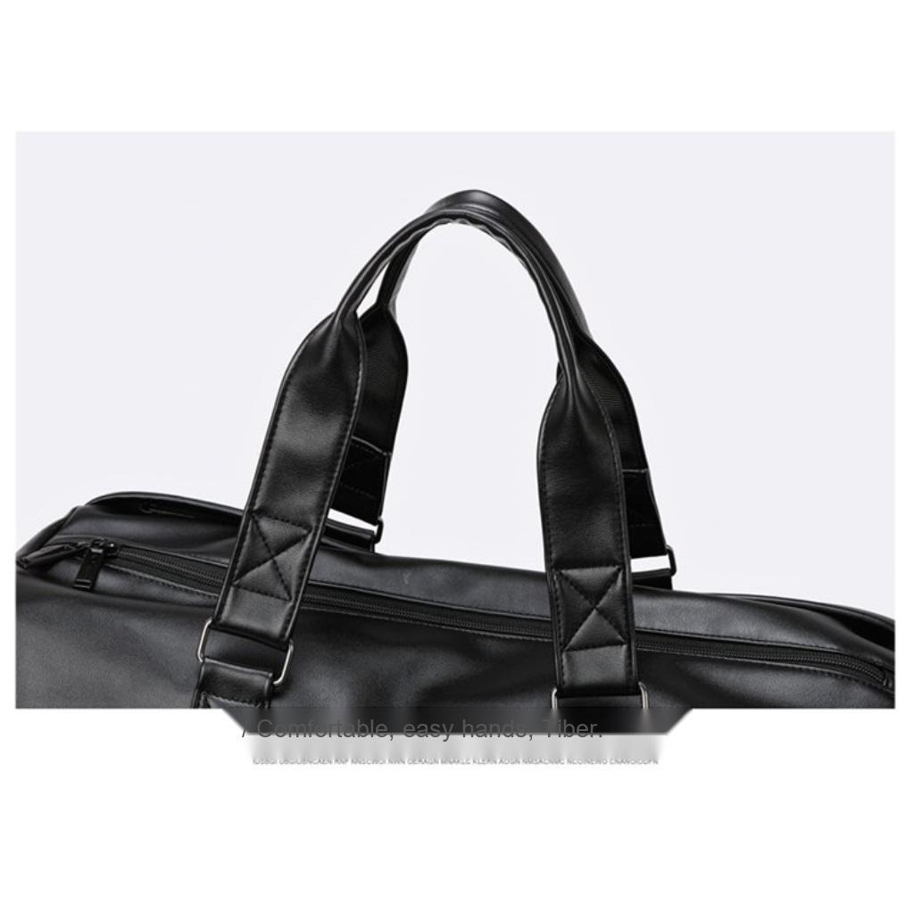 Travel Bag Unisex PU Large Capacity Adjustable Strap Travel Gym