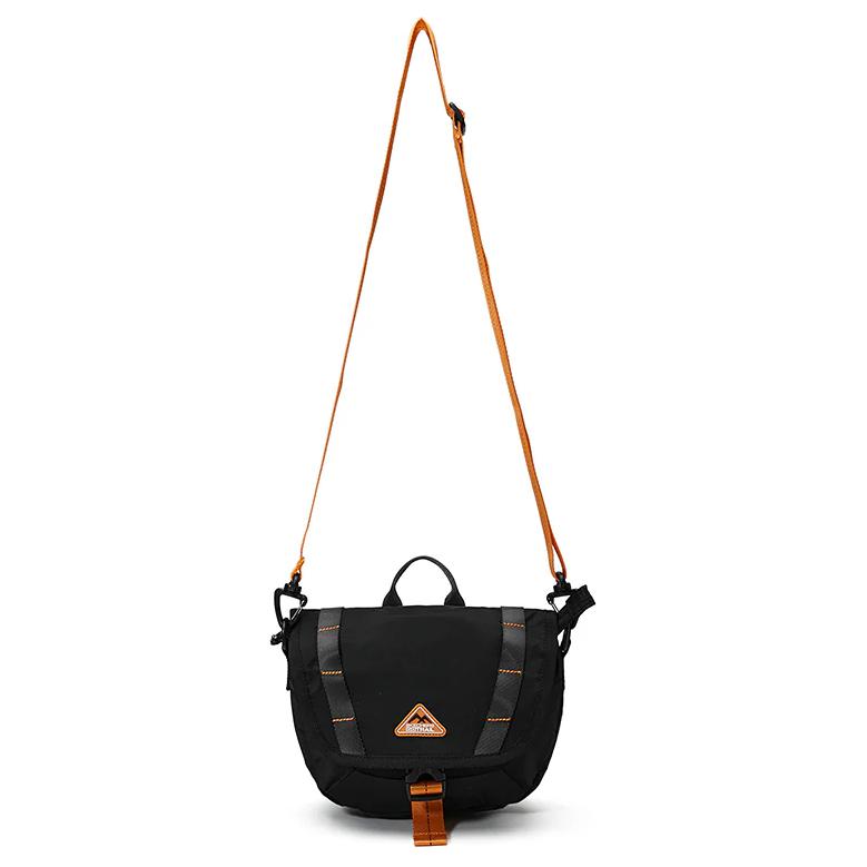 

New Skechers Fabric One Shoulder Handbag, Crossbody Bag Regular Unisex Carbon Black L224U018-0018 22.1*6.1*16.0CM