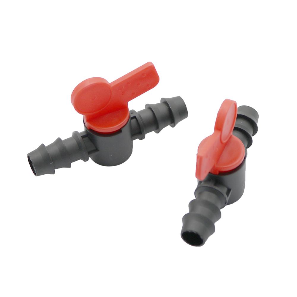 6pcs DN16mm pipe valve connector  Switch Barb Garden Irrigation System Flow Control Valve Quick Connector Fittings Closure Tool