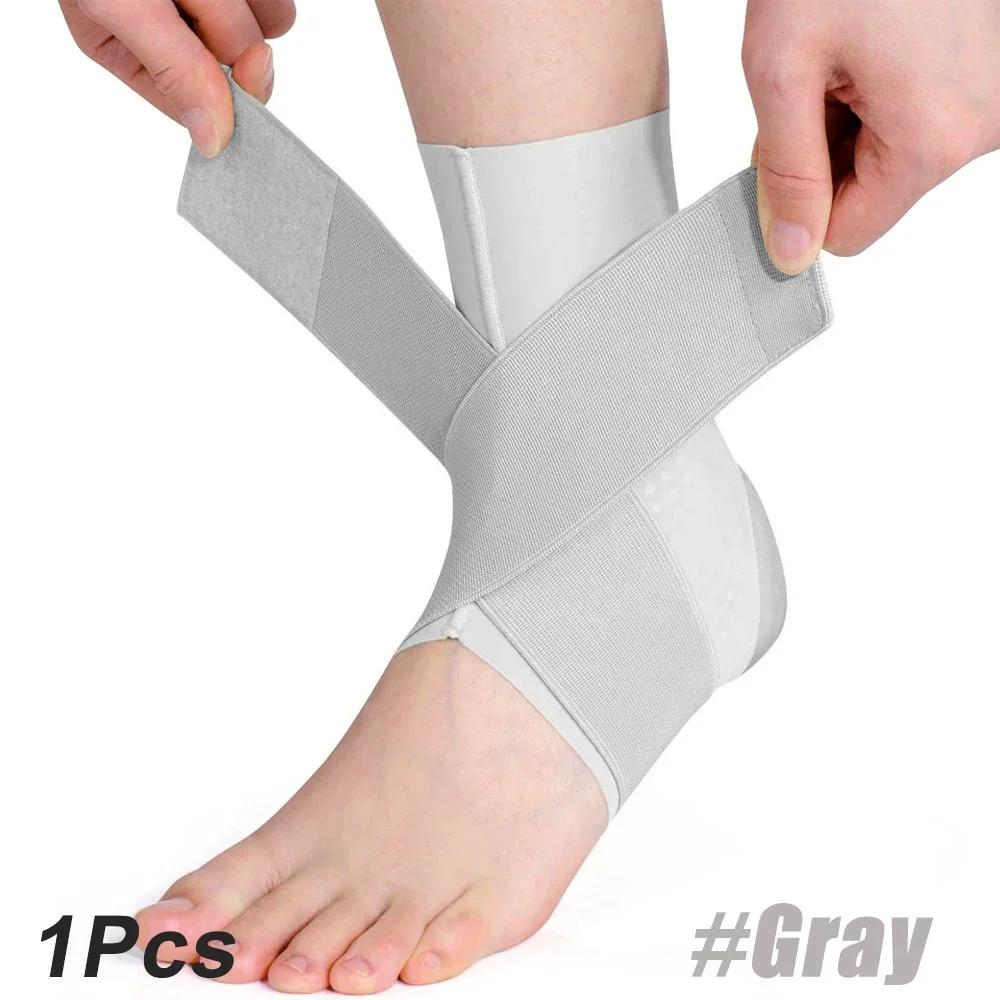 1Pcs Ankle Support Brace,Adjustable Compression Ankle Support,For Men Women Achilles Tendon Support And Plantar Fasciitis