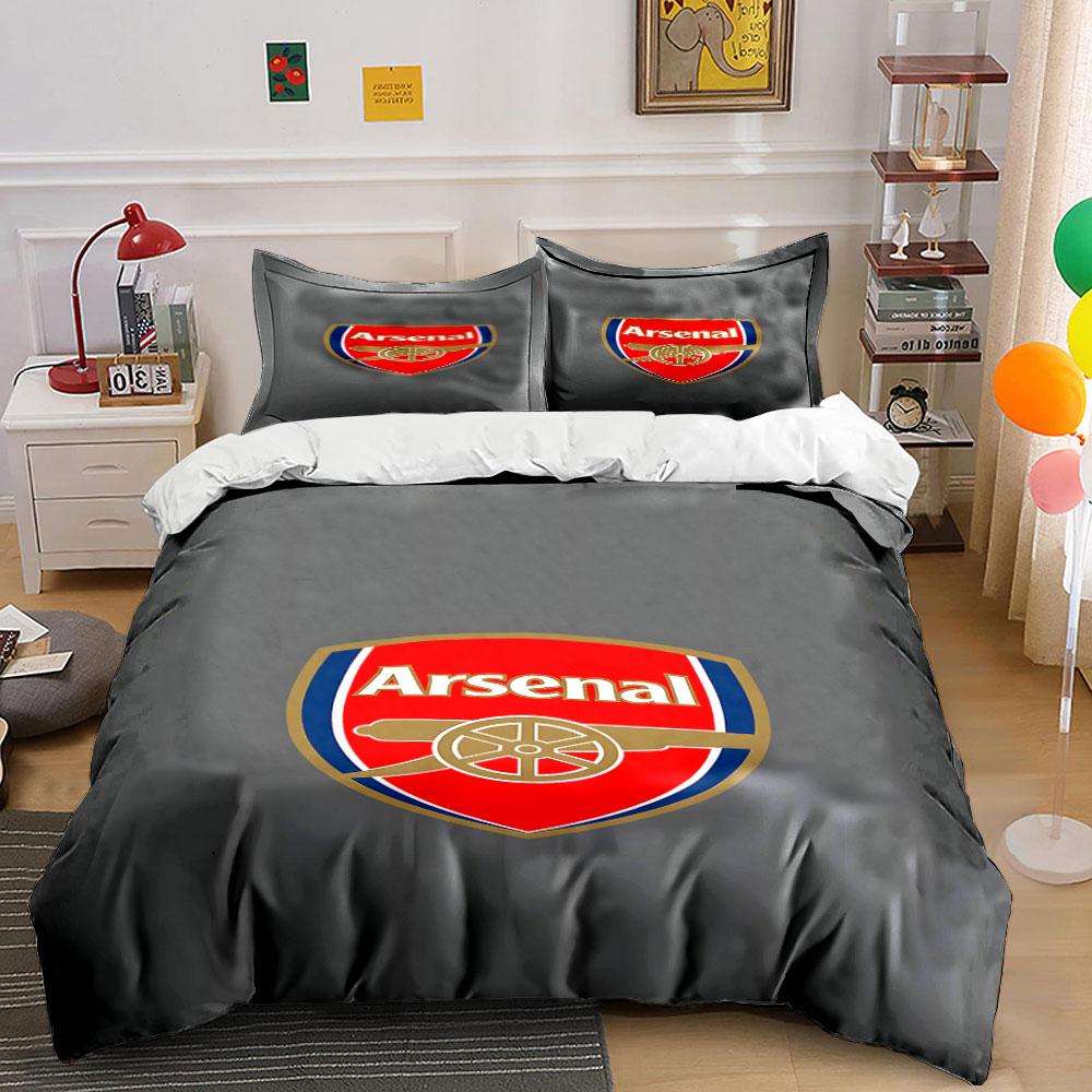 Logo dell'Arsenal con cannone. Set lenzuola Set copripiumino Copripiumini Federe(1* Copripiumino 2* Federe senza imbottitura piumone)