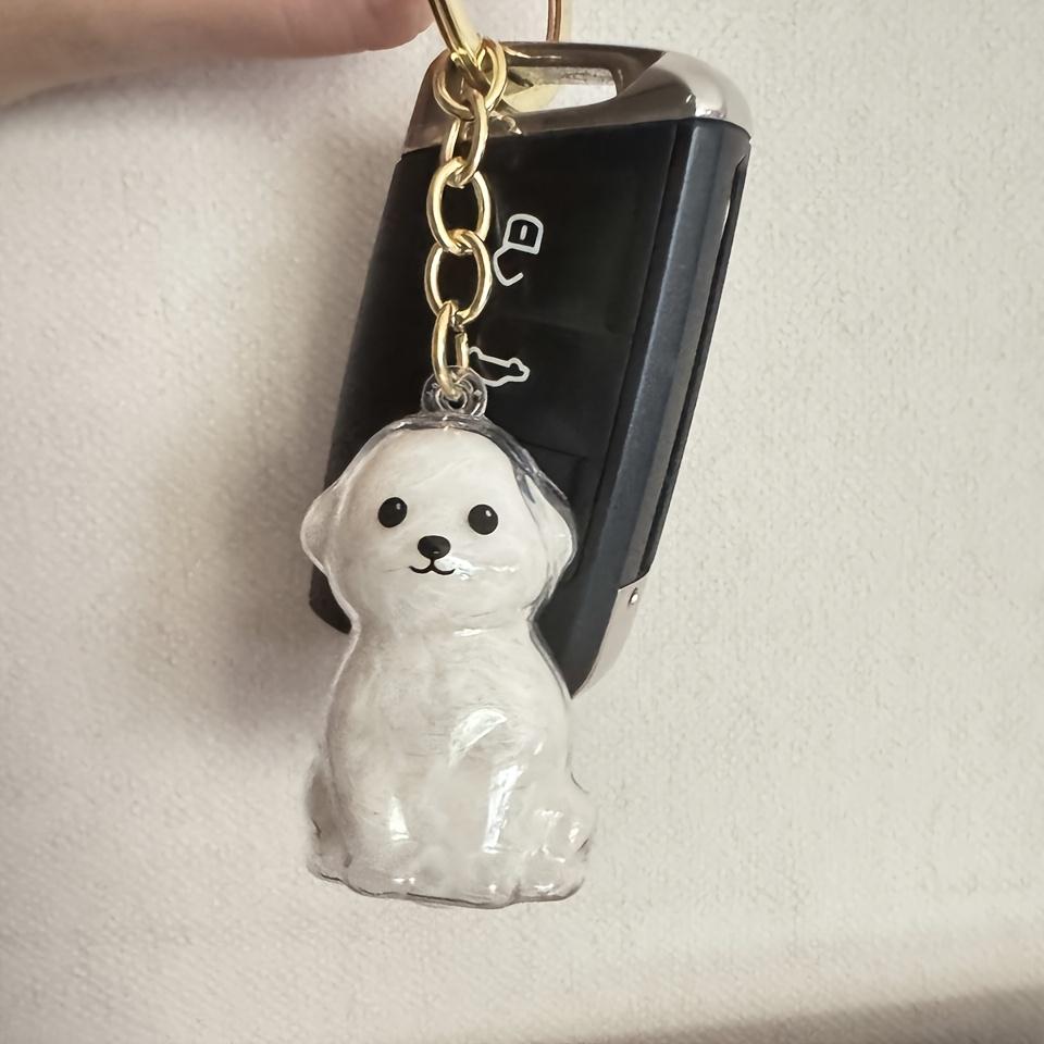 2 Stück Transparente Aufbewahrungsbox für Tierhaare - Gedenkkapsel für Hunde, Flasche mit Schlüsselanhänger als Andenken an Haustierhaare - Geschenk für Haustierbesitzer