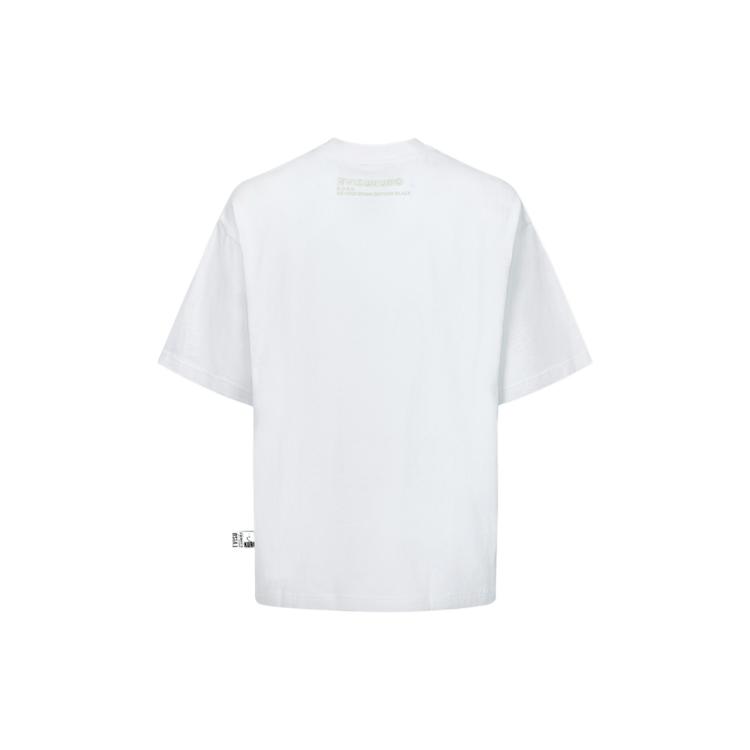 Evisu T-Shirts Men's White Crew Neck Moderate 2ESGNM4TS5156LFCT