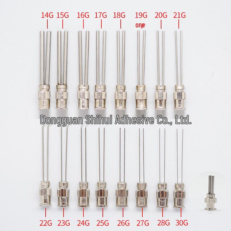 Stainless Steel 37mm Double-Tube Glue Dispensing Needle Valve