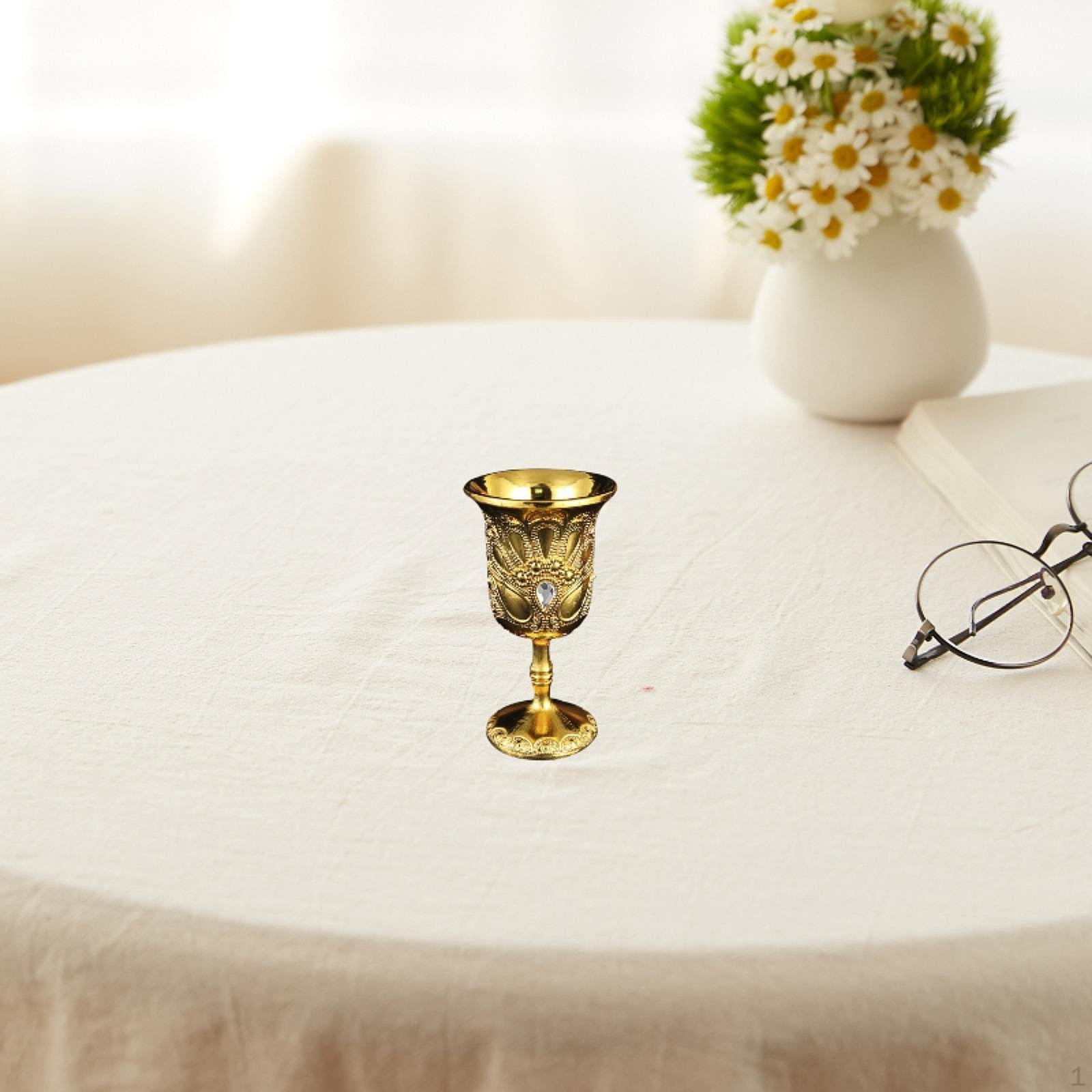 

Мини-бокал, металлическая рюмка для ликера, подарочная посуда, винный бокал с тиснением для вечеринки в баре, юбилей