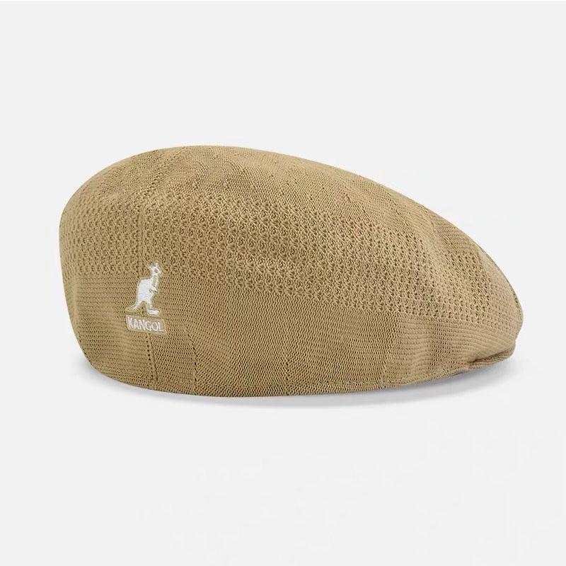 Fahion Kangaroo Embroidery hat Berets Hat Painter Style Caps Women Mesh knit Beret gift