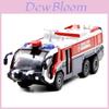 Alloy Fire Engine Model With Sound Light For Kids Playroom Decor