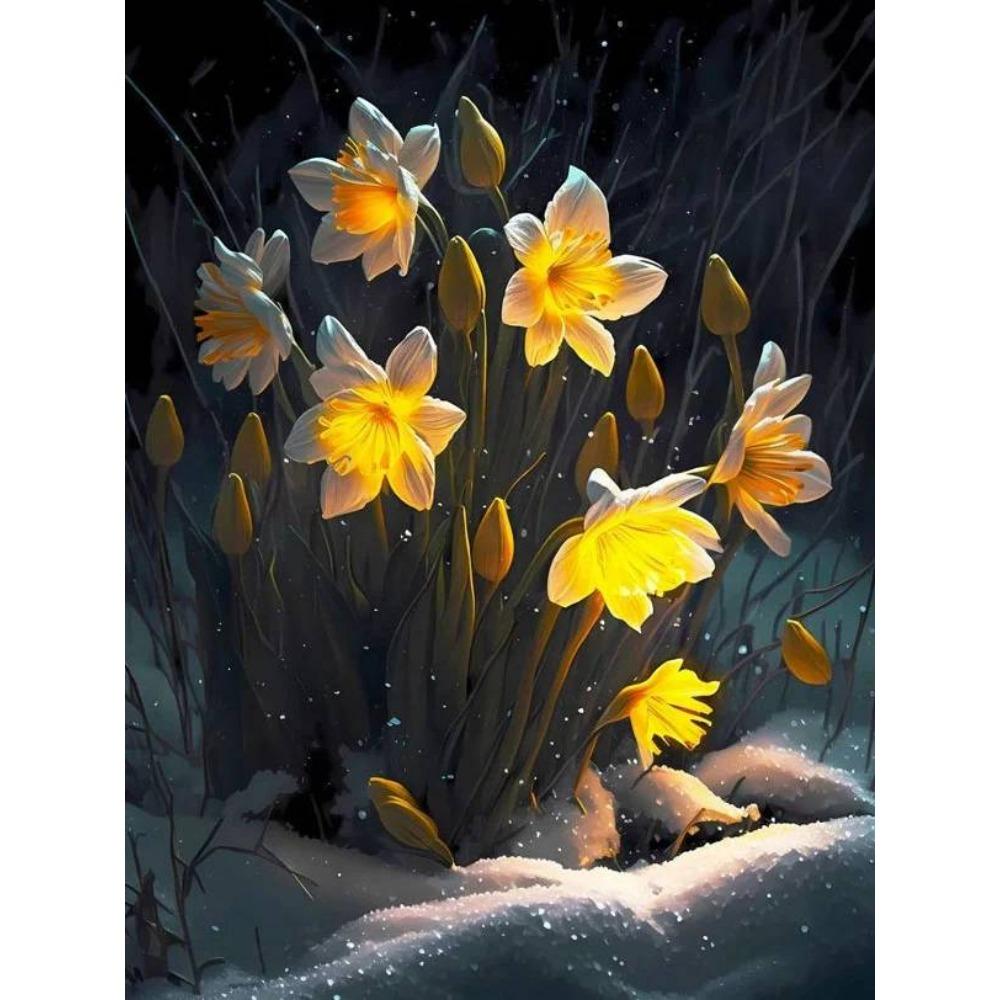 DIY Full Round Diamond Painting Cross Stitch 3D Animal Flower Home Decorative Art Style Diamond Painting 5d Diamond Art Painting