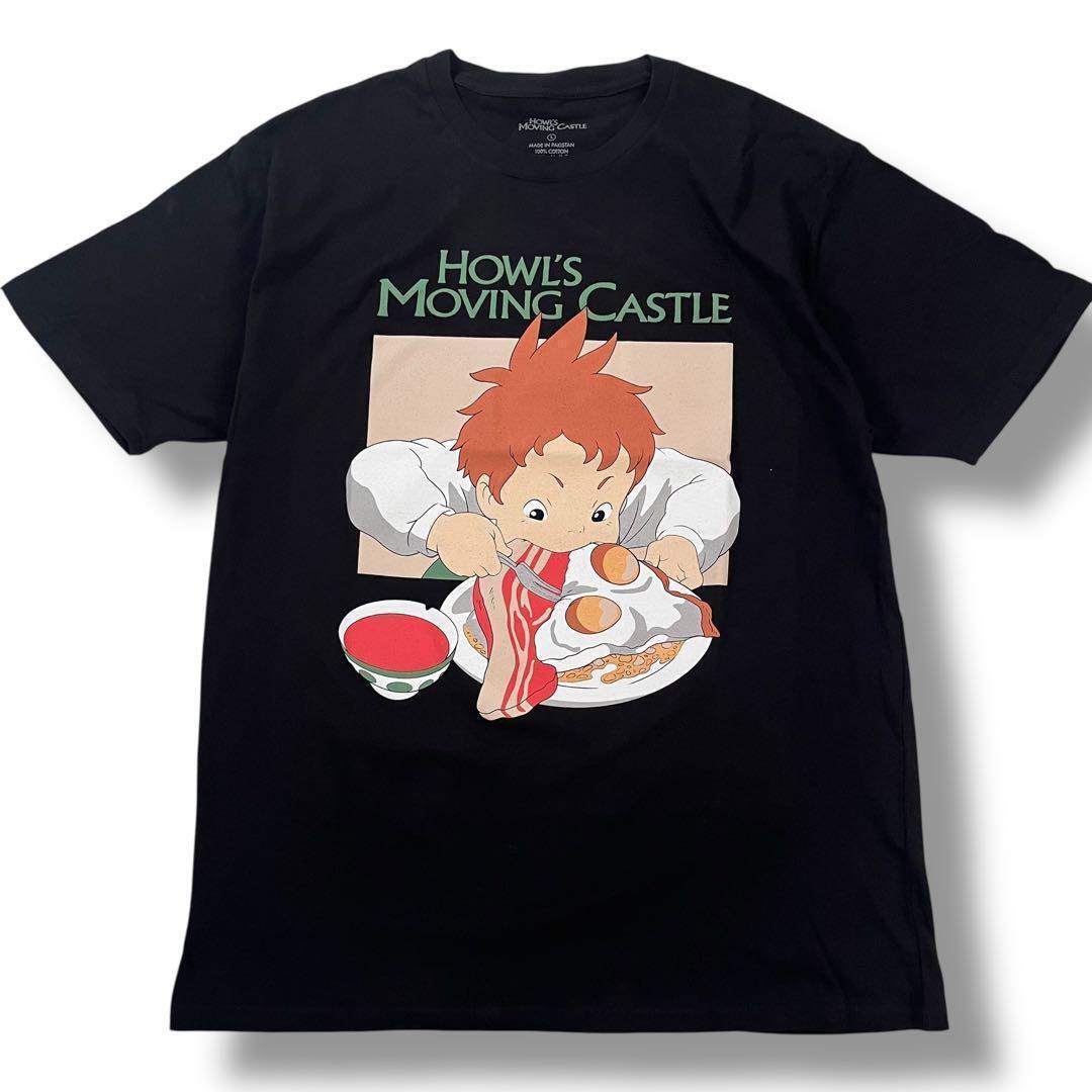 

[USED] Deadstock Howl s Moving Castle T-shirt L Markl Ghibli Anime T-shirt