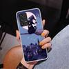 Anime Cute Black Cat Meow Phone Case For Samsung Galaxy A17 A16 A15 A14 A13 A57 A56 A55 A54 A53 A37 A36 A35 A34 A33 A26 A25 A24