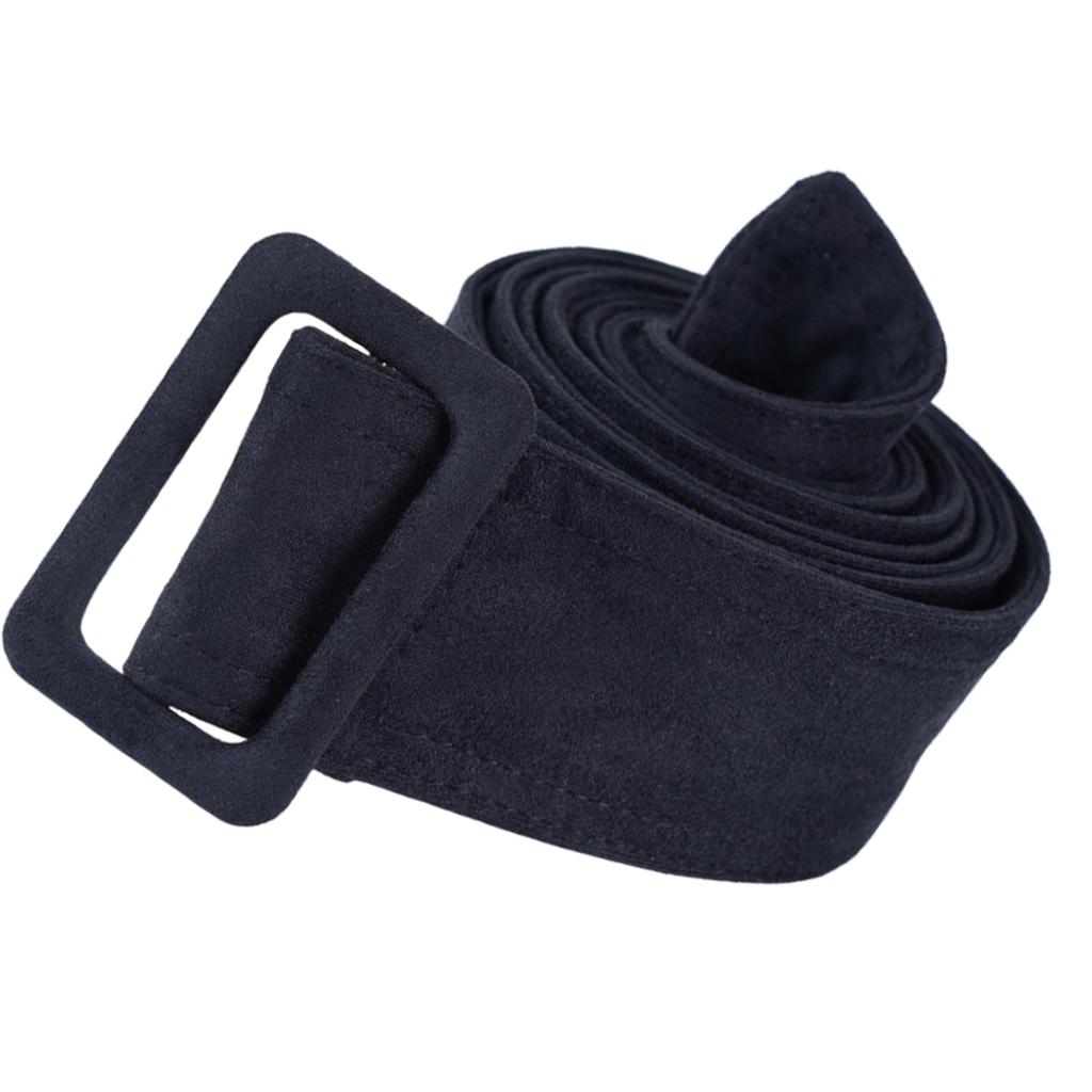 Women Wide Waist Belt Waistband Outerwear for Woolen Coat Multicolored Winter Coat Waist Belt with Buckle