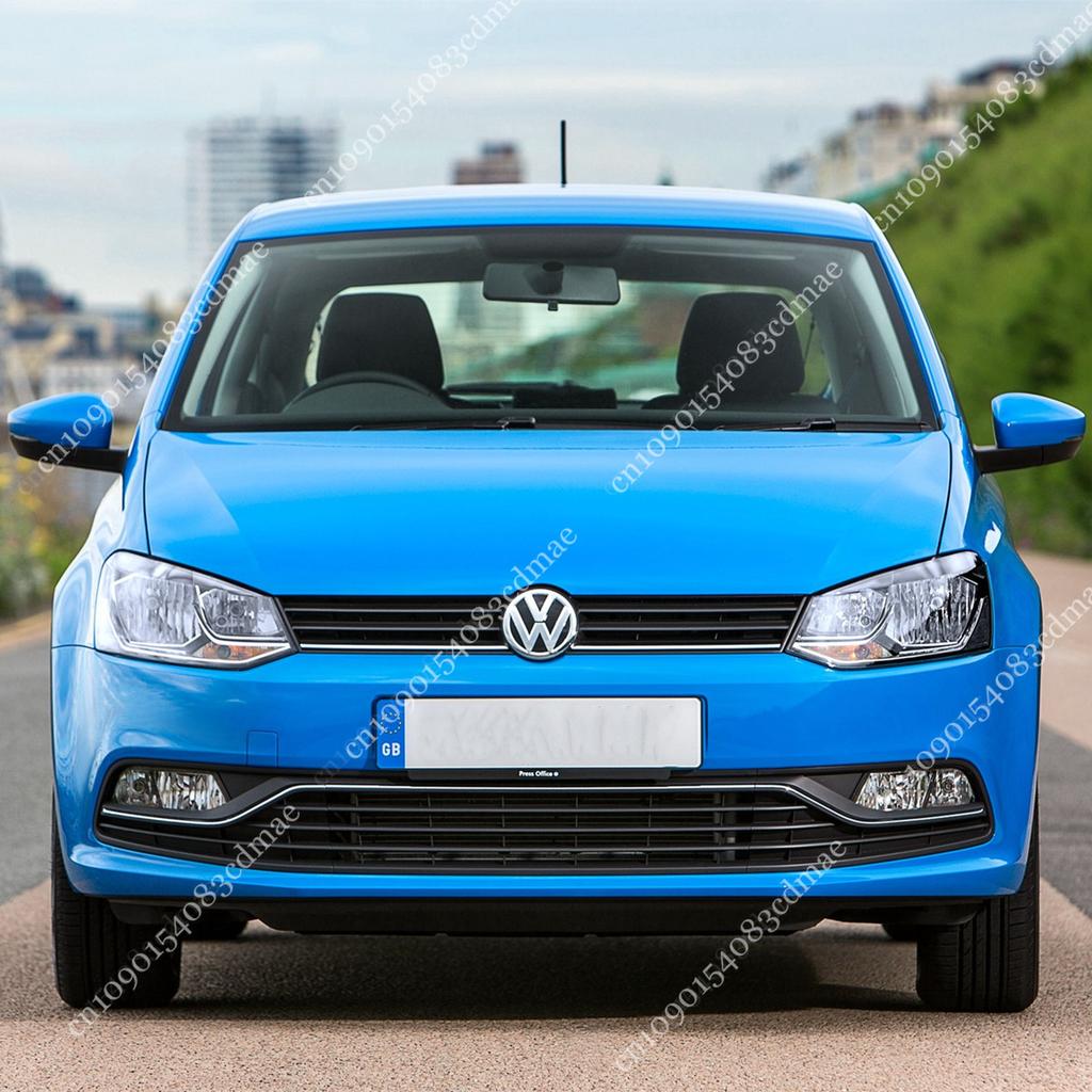 Front Bumper Splitter Lip 3Pcs for VW Polo MK5 MK6 Standard TSI TDI 2010-2021 Tuning Body Kit Guard Gloss Black UV Coat Spoiler