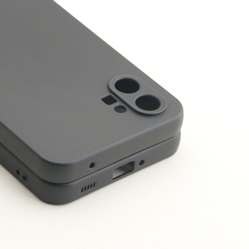 TPU Matný Černý Ochranný Kryt proti Pádům pro Mobilní Telefon Nothing Phone 1