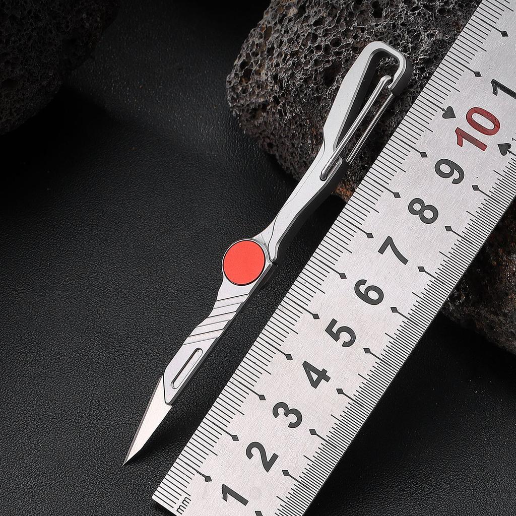 NEW NO11 Replaceable Blades Scalpel Folding Knife Quick Open Portable EDC Pocket Knife 10 Blade Free Useful Tool For Home Office