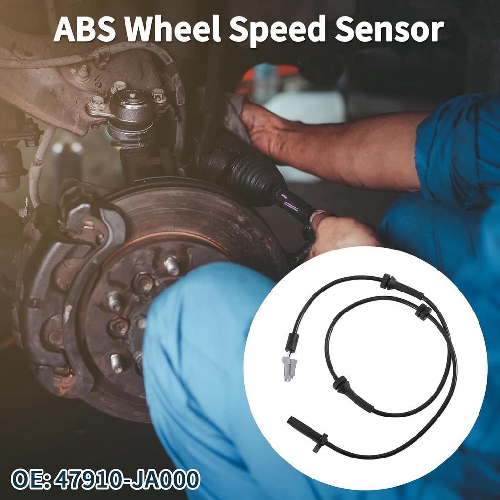 ABS Wheel Speed Sensor Front Left or Front Right ABS Sensor Anti-lock Braking System Sensor No.47910-JA000 for Nissan Altima 2007-2013