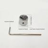Pack of 2 Standard Guitar Knobs Potentiometer Caps Suitable for Various Models Features Tool Frees Quick Installation