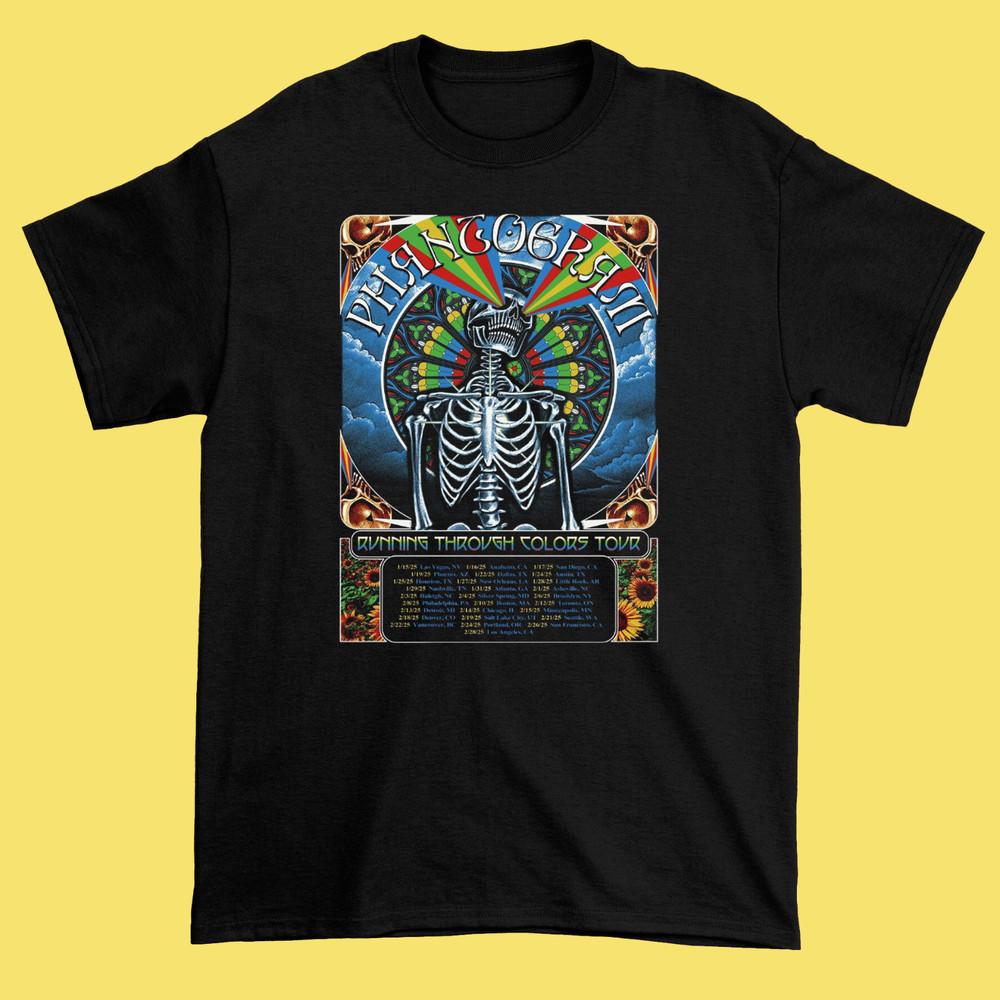 NEW Phantogram Band Tour 2025 Black Unisex Shirt All size S5XL MI245 Unisex T-Shirt M