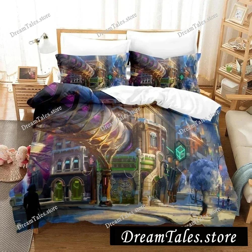 New Overwatch 2 Invasion Bedding Set Single Twin Full Queen King Size Bed Set Adult Kid Bedroom Duvet Cover Sets 3D Print Game