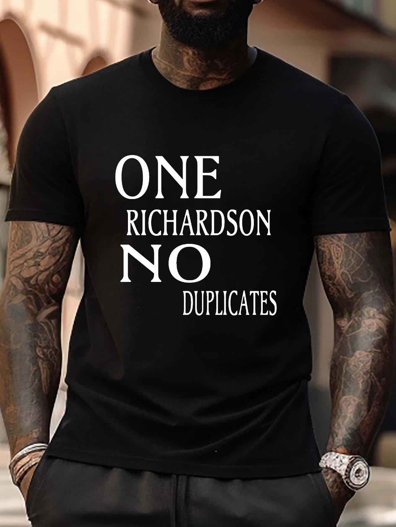

Richardson Graphic Print Plus Size T-shirt - Casual Short Sleeve Tee for Big & Tall M