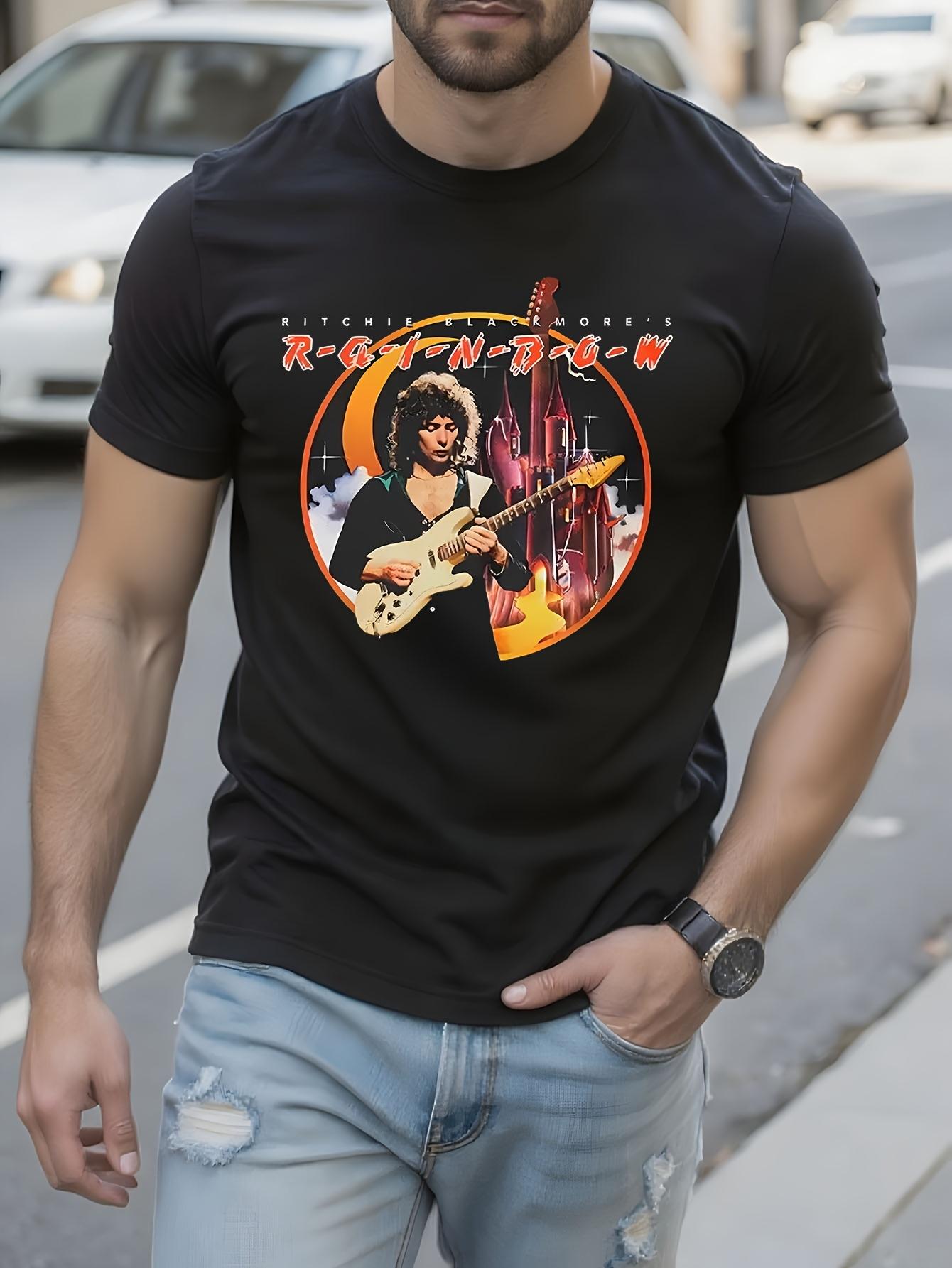 UK Subs Punk Rock Oi New Wave Graphic - Black Band Tee with Red & Orange Punk Design T-shirt XXXXL