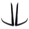 Carbon Fiber Front Fog Light Lamp Eyebrow Cover Trim Fit Tesla Model Y -