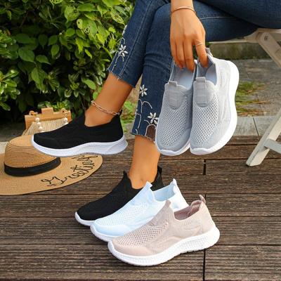 Fashion 2025 New Women Sneakers Breathable Flats Comfortable Anti-slip Sneakers Women Summer Lightweight Sports Shoes Zapatos De Mujer