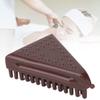 Silicone Meridian Massage Brush Triangle Dredge Collaterals Breast Slimming Brush Brown