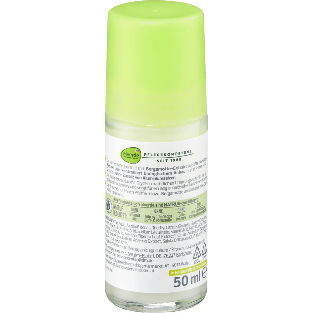 DM Alverde Deo Roll On Minze Bergamotte 50ml