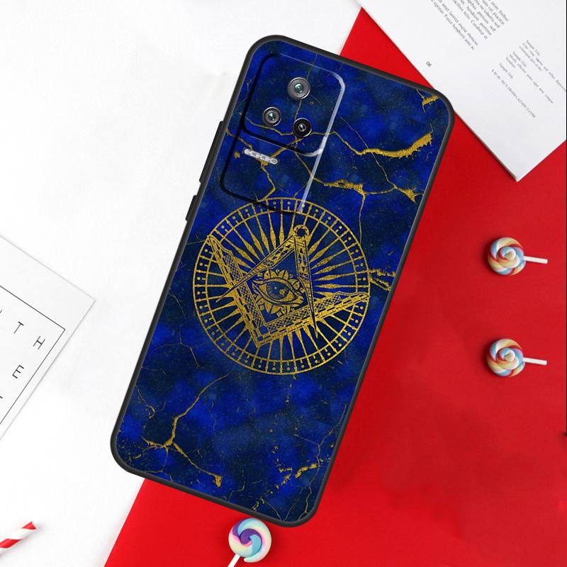 Pyramid Eye Symbol Cover For Xiaomi 13T 11T 12T 14T Pro 13 14 15 Ultra POCO X7 Pro X3 X5 X6 F5 F6 M6 Pro Case