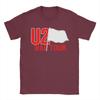 Novelty U2 Rock Band TShirt for Men O Neck Pure Cotton T Shirts  Short Sleeve Tees Summer Tops