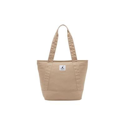 Portable Versatile Zipper Closure Polyester Tote Bag Shopping Bag Shoulder Handbag Regular Women Tote Bags Desert-Brown WA0731-X6A