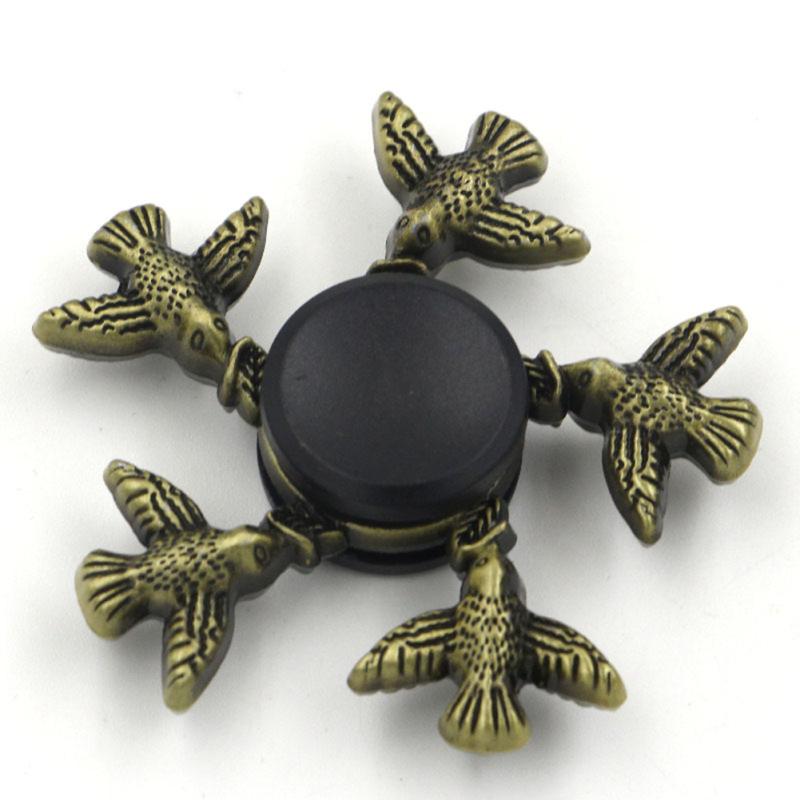 Jucărie Spinner cu vârful degetelor din aliaj Cadou creativ anti-anxietate Jucărie rotativă de decompresie cu vârful degetului