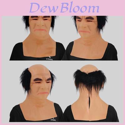 Hilarious Balding Man Latex Full Face Mask For Costume Parties And Halloween Events