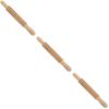FRCOLOR 3pcs Coupe-pâtes Spaghetti Rouleau à Treillis pour Nouilles Coupe-pâte Rouleau à Pâtisserie en Bois