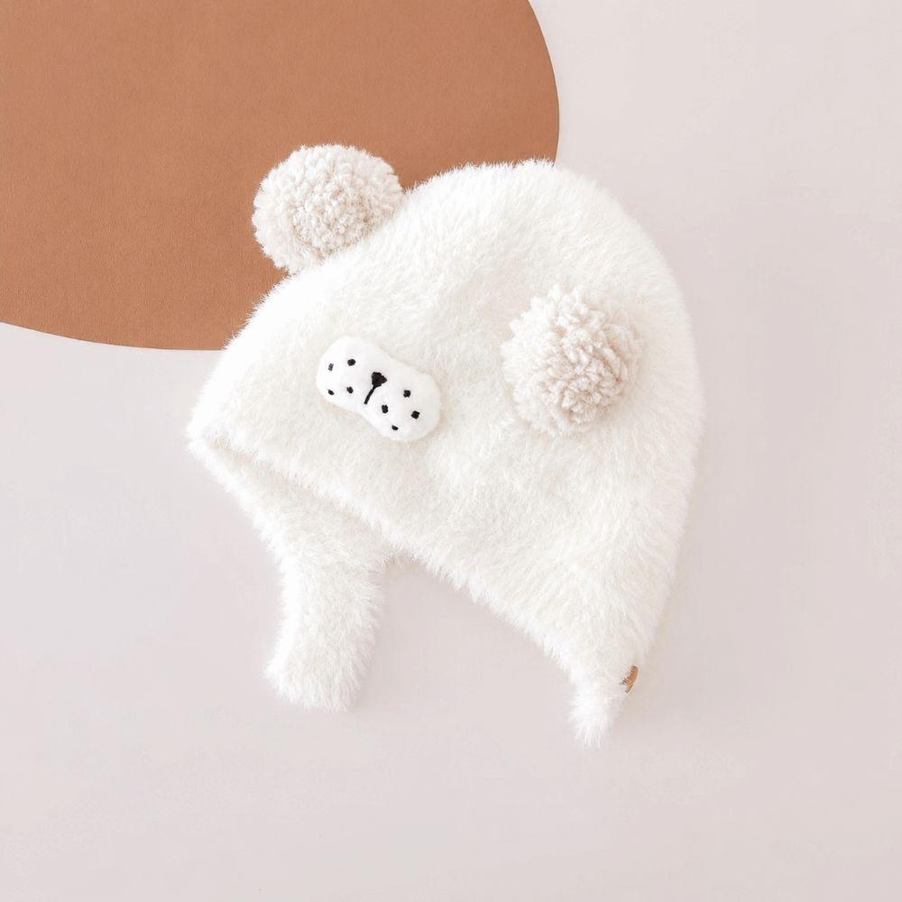 Warm Baby Winter Hat Ear Protection Baby Bonnet Cartoon Pom Pom Hat  Winter Wear