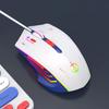 Wired Silent Mechanical Gaming Mouse with Side Buttons for Laptop/Desktop