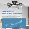 2-in-1 60W E27 Drone Design Ceiling Fan Light AC85-265V Home Restaurant Lighting LED Chandelier Fan Fan Lamp