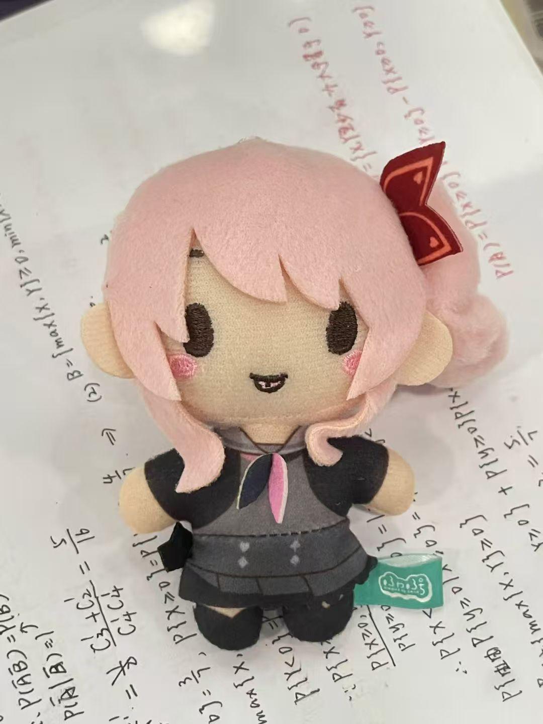 10cm Mizuki Akiyama Feng Xiaomen Kawaii Katoenen Poppen Speelgoed Pluche Hanger Creatief Vergaderingsgeschenk Voor Vrienden Of Verjaardagscadeaus 10CM