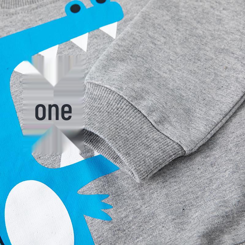 Children's 3D Dinosaur Cartoon Hoodie - Autumn Long Sleeve Top for Boys