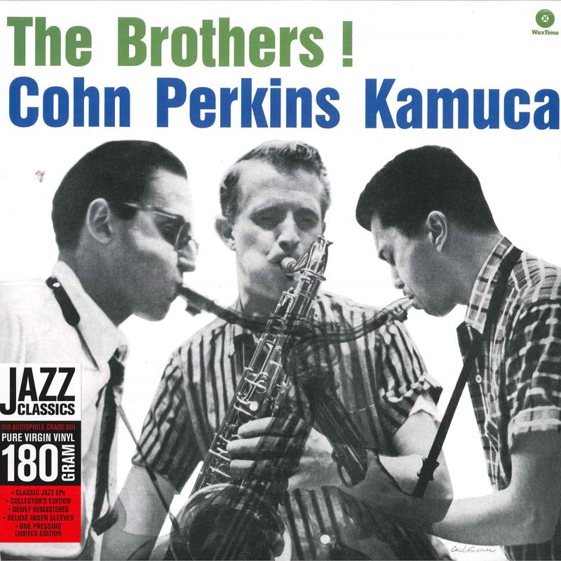 

LP Record AL COHN, BILL PERKINS, RICHIE KAMUC - The Brothers ! 771711 WaxTime 2011 Europe Jazz