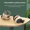 4Pcs Retractable Leveling Casters Industrial Machine Swivel Caster Castor Wheel for Office Chair Trolley 220lbs Capacity GD-40F