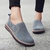 Freizeitschuhe Loafer für Damen, Schlupfschuhe, flache Schuhe, Schnürschuhe, Wildleder-Sneakers, Damen-Wanderschuhe, modisch, Freizeit, atmungsaktiv