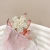 Light Luxury Crystal Snowflake Mobile Phone Airbag Bracket, Small Wind And Fresh Flower Rhinestone Watching Drama Desktop Rack